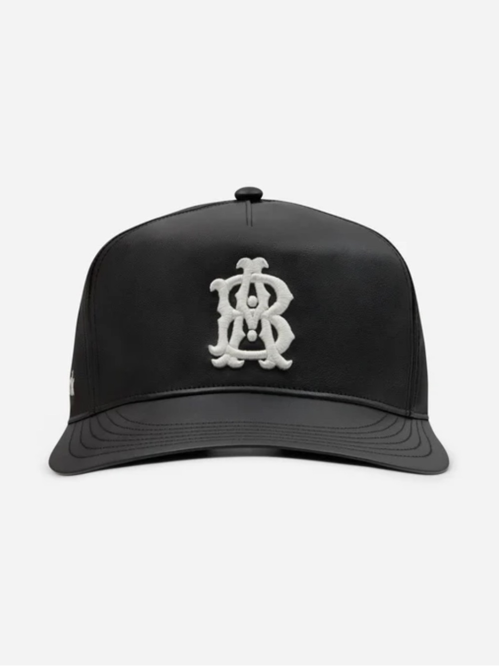 About:blank - monogram cap leatherette